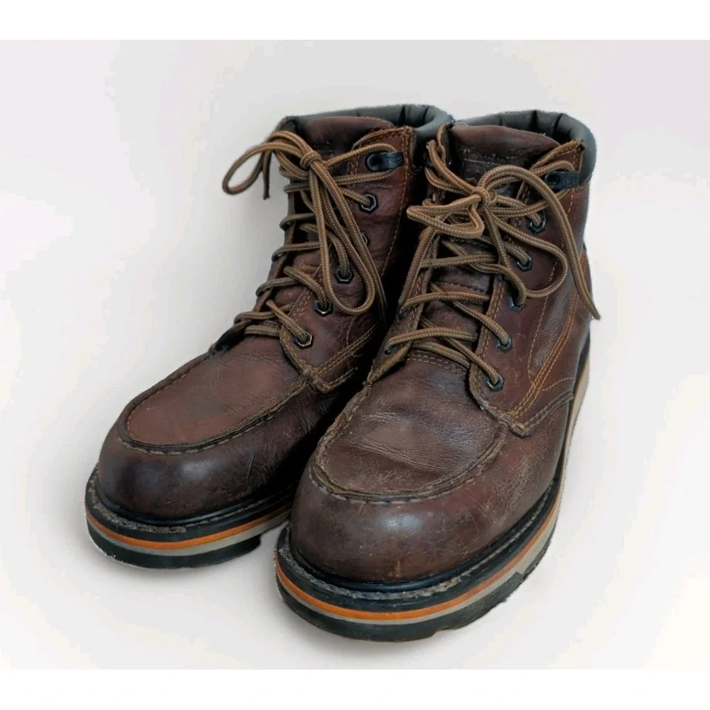 Timberland PRO Gridworks Waterproof Worksite Boots Mens 12 Wide Fast Ship